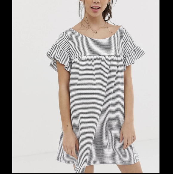 EUC Asos Stripe Reversible Mini Dress - Picture 2 of 9